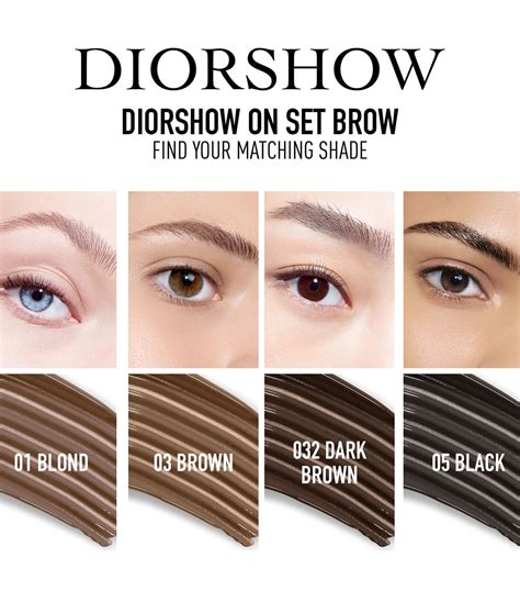 diorshow on set brow